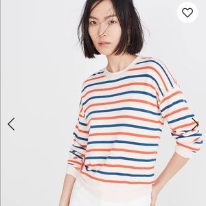 Striped Madewell sweatshirt